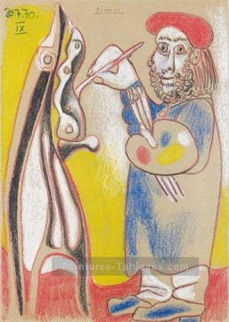  pittore - Le peintre 1970 cubistes